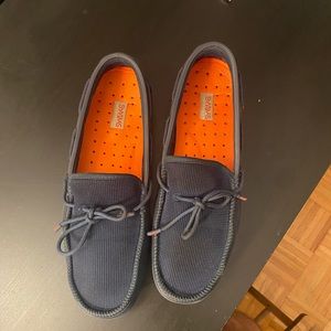 Swims Braided Lace Loafer - Sz 10 - Blue Two-Tone